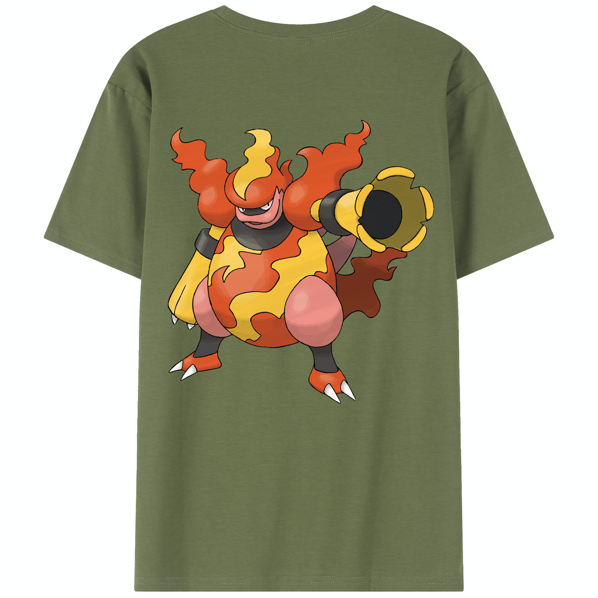（画像用） ポケットモンスター Pokémon 綿100％半袖Tシャツ（背面プリント）